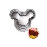 Tahtakale Toptancıları Kek Kurabiye Ve Pasta Kalıbı Metal 5 Li Set Mickey Mause