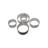 Tahtakale Toptancıları Kek Kurabiye Ve Pasta Kalıbı Metal 5 Li Set Yuvarlak Tırtıklı