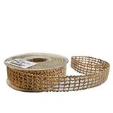 tahtakale toptancıları Kurdele Kanaviçe File Modeli Naturel 2 Cm (10 Metre) Çok Renkli