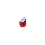 Tahtakale Toptancıları Metalik Folyo Cupcake Kalıbı Muffin Pet Kapsül No:1 (150 Adet) Kırmızı
