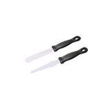 Tahtakale Toptancıları Oval Ve Sivri Uçlu Pasta Sıvama Spatulası 2'li Set