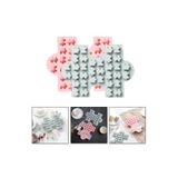 Tahtakale Toptancıları Silikon Kek Kalıp Çikolata Puzzle Şekilli Minik Puzzele Kalıbı Şeker Hamuru Jelibon Kalıbı