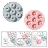 tahtakale toptancıları Silikon Mini Donut Çikolata Ve Jelibon Kalıbı 7 Li
