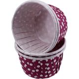 Tahtakale Toptancısı Cupcake Kalıbı Orta Boy 50*39 mm (50 Adet) Puantiyeli Mor