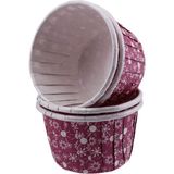 Tahtakale Toptancısı Cupcake Kalıbı Orta Boy 50*39 mm Kar Desenli (100 Adet) Mor