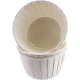Tahtakale Toptancısı Cupcake Kalıbı Orta Boy Düz Renk 50*39 mm (50 Adet) Beyaz