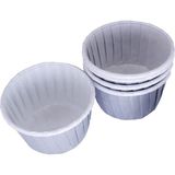 Tahtakale Toptancısı Cupcake Kalıbı Orta Boy Düz Renk 50*39 mm (50 Adet) Gri