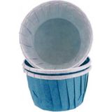 Tahtakale Toptancısı Cupcake Kalıbı Orta Boy Düz Renk 50*39 mm (50 Adet) Mavi