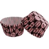 Tahtakale Toptancısı Cupcake Kalıbı Pet Kapsül Kek Kalıbı 48X34 mm (100 Adet) Pembe Emoji