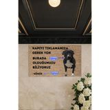 Tahtakale Toptancısı Köpeğiniz, Kediniz ile Özel Tasarım Paspas | Yüksek Kaliteli Dijital Baskılı Kaymaz Kapı Önü Paspası