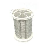 Tahtakaledeyim Bakır Tel, Çiçek Teli Gümüş Renk, 0,30 Mm 48 Metre