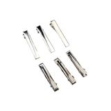 Tahtakaledeyim Kadın Gümüş Renk 4 cm 10 Adet Metal Pens Toka