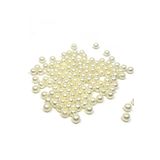 Tahtakaledeyim Lüx Inci Boncuk 6 Mm Plastik Krem Renk (50 Gram)