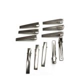Tahtakaledeyim Metal Pens Toka Gümüş Renk, Toka Yapımı Için Pens Toka, Timsah Toka 5,5 Cm 10 Adet