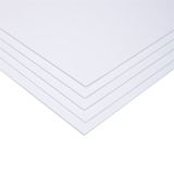 Tahtakalehobi.com 5 mm 50x70 cm Fotoblok (Straforlu Maket Kartonu) Beyaz 5 Adet