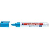 Tahtakalehobi Edding 95 Açık Mavi Cam Kalemi Yazı Tahtası Kalemi 1.5-3 mm Uç Kalınlığı