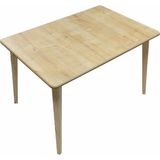 Tahtaland Naturel Ahşap Çocuk Masası CMN3050 - Kahverengi - Krem