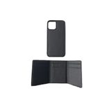 TahTicMer Apple Iphone 12 Uyumlu Kılıf Kumaş Arka Kapak Silikon Mıknatıslı Kredi Kartlıklı Exclusive Spor