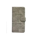 TahTicMer Apple Iphone 12 Uyumlu Kılıf Kumaş Kredi Kartı Para Bölmeli Standlı Exclusive Spor Cüzdan, Gri