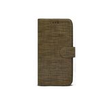 TahTicMer Apple Iphone 14 Plus Kılıf Kumaş Kredi Kartı Para Bölmeli Standlı Exclusive Spor Cüzdan, Gold