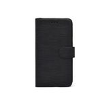 TahTicMer Apple Iphone 14 Pro Kılıf Kumaş Kredi Kartı Para Bölmeli Standlı Exclusive Spor Cüzdan, Siyah