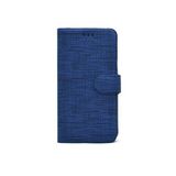 TahTicMer Apple Iphone 14 Pro Max Kılıf Kumaş Kredi Kartı Para Bölmeli Standlı Exclusive Spor Cüzdan, Mavi