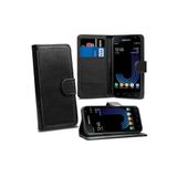 TahTicMer Apple Iphone 6s Kılıf Cüzdan Kredi Kartı Bölmeli Standlı Kartlıklı Deluxe Kapak, Siyah