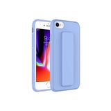 TahTicMer Apple Iphone 7 Kılıf Silikon Standlı Elden Geçme Mıknatıslı Hand Strap Suni Derili Arka Koruma
