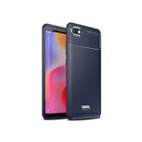 TahTicMer Apple Iphone Xr Kılıf Karbon Desenli Negro Silikon Auto Focus Tpu, Lacivert