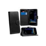 TahTicMer Apple Iphone Xs Max Kılıf Cüzdan Kredi Kartı Bölmeli Standlı Kartlıklı Deluxe Kapak, Siyah