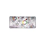 TahTicMer Desenli Oyuncu Gaming Mousepad 70x30 Cm Kaymaz Dikişli Kauçuk Mouse Pad Beyaz Uyumlu