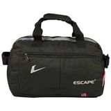 TahTicMer Escape Omuz ve El Askılı Çanta Spor Seyahat Günlük Kullanım Su Geçirmez Unisex Yerli üretim Orta Boy 30x45cm (Siyah)