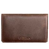 Tahticmer Hakiki Deri 10.5x7.5x2 cm Koyu Kahverengi Guard Cüzdan Mini Mıknatıslı Kartlık