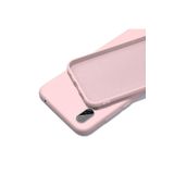 TahTicMer Huawei P40 Ana-nx9 Uyumlu Kılıf Lansman Silikon Mat Yüzey Içi Kadife Kapak Tpu, Pudra