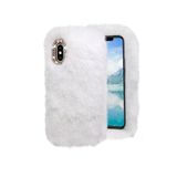 TahTicMer Huawei P40 Lite Lx1 Kılıf Peluş Tüylü Taşlı Silikon Tpu Kapak