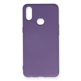 TahTicMer Huawei Y5p Uyumlu Kılıf Lansman Silikon Mat Yüzey Içi Kadife Kapak Tpu, Mor