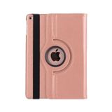 TahTicMer Ipad Mini 2 & Ipad Uyumlu Mini 3 Kılıf Deri Uyku Modlu 360° Dönerli Standlı Komple Koruma Rosegold