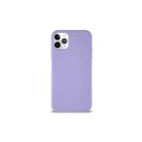 TahTicMer Iphone 12 Pro Uyumlu Kılıf Lansman Silikon Mat Yüzey Içi Kadife Kapak Tpu, Lila
