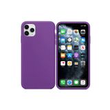 TahTicMer Iphone 12 Uyumlu Kılıf Lansman Silikon Mat Yüzey Içi Kadife Kapak Tpu, Mor