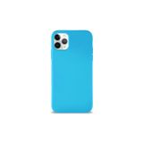 TahTicMer Iphone 12 Uyumlu Kılıf Lansman Silikon Mat Yüzey Içi Kadife Kapak Tpu, Turkuaz