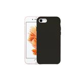 TahTicMer Iphone 6s Plus Uyumlu Kılıf Lansman Silikon Mat Yüzey Içi Kadife Kapak Tpu, Siyah