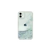TahTicMer Iphone 7 Plus Uyumlu Kılıf Simli Sulu Silikon Pullu Dizayn Şeffaf Arka Koruma Tpu