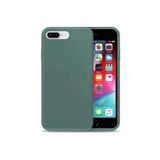 TahTicMer Iphone 8 Plus Uyumlu Kılıf Lansman Silikon Mat Yüzey Içi Kadife Kapak Tpu, Haki
