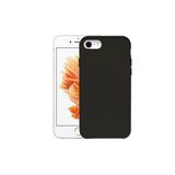 TahTicMer Iphone 8 Plus Uyumlu Kılıf Lansman Silikon Mat Yüzey Içi Kadife Kapak Tpu, Siyah