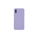 TahTicMer Iphone Xr Uyumlu Kılıf Lansman Silikon Mat Yüzey Içi Kadife Kapak Tpu, Lila