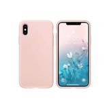 TahTicMer Iphone Xs Max Uyumlu Kılıf Lansman Silikon Mat Yüzey Içi Kadife Kapak Tpu, Pudra