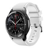TahTicMer Kordon Kayış Silikon Tırtıklı Beyaz Samsung Galaxy Watch 3 45mm Galaxy Watch 46mm Gear S3 Classic S3 Frontier Galaxy Watch Active Gear S2 Classic ile Uyumlu ürün