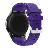 TahTicMer Kordon Kayış Silikon Tırtıklı Mor Samsung Galaxy Watch 3 45mm Galaxy Watch 46mm Gear S3 Classic S3 Frontier Galaxy Watch Active Gear S2 Classic ile Uyumlu ürün