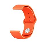 TahTicMer Kordon Kayış Silikon Turuncu Samsung Galaxy Watch 3 45mm Galaxy Watch 46mm Gear S3 Classic S3 Frontier Galaxy Watch Active Gear S2 Classic ile Uyumlu ürün