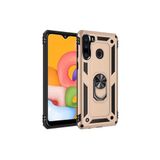 TahTicMer Samsung A11 Uyumlu Yüzüklü Zırhlı Kılıf